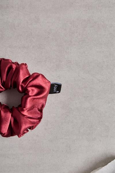 Bordo Small Sateen Scrunchie