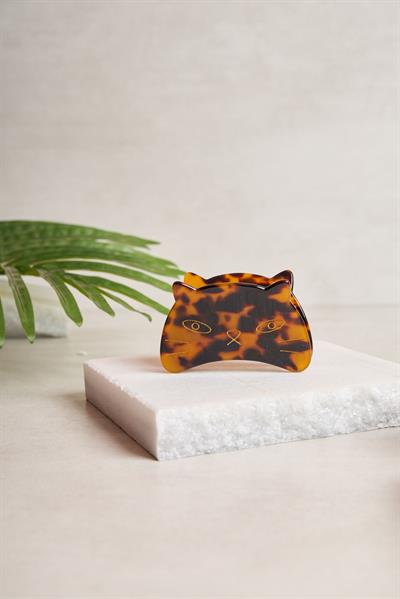 Foux Kedi Amber Tortoise Kemik Toka
