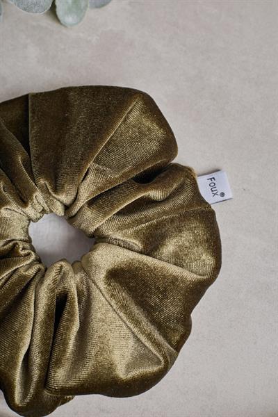 Haki Kadife Scrunchie