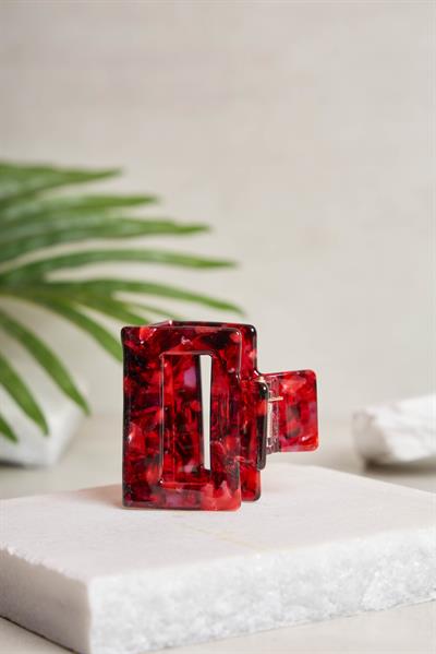 Kare Dikdörtgen Crimson Flame Kemik Toka