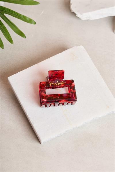 Kare Dikdörtgen Crimson Flame Kemik Toka