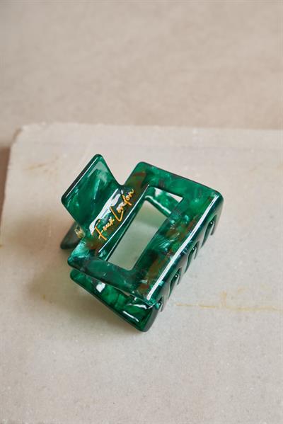 Kare Dikdörtgen Emerald Glass Kemik Toka