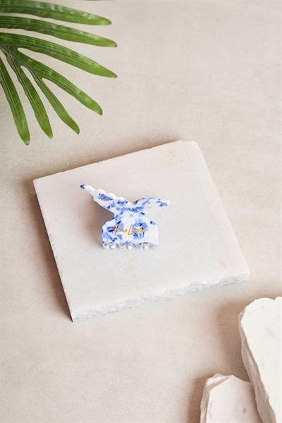 Kelebek Blue Porcelain Kemik Toka
