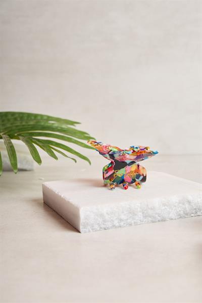 Kelebek Candy Terrazzo Kemik Toka
