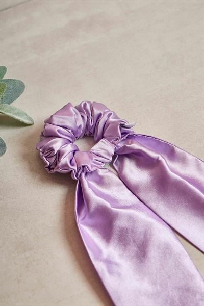 Kuyruklu Lila Scrunchie