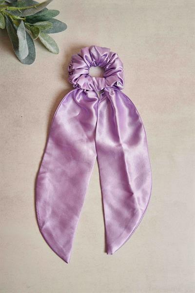 Kuyruklu Lila Scrunchie