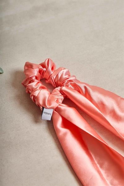 Kuyruklu Şeker Pembe Scrunchie
