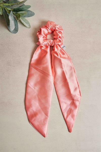 Kuyruklu Şeker Pembe Scrunchie