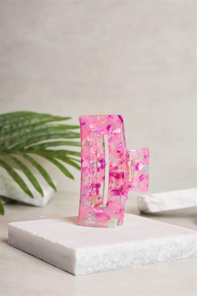 L Dikdörtgen Blush Petal Kemik Toka