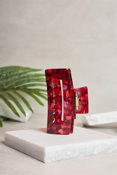 L Dikdörtgen Crimson Flame Kemik Toka