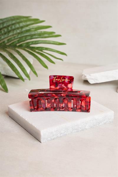 L Dikdörtgen Crimson Flame Kemik Toka