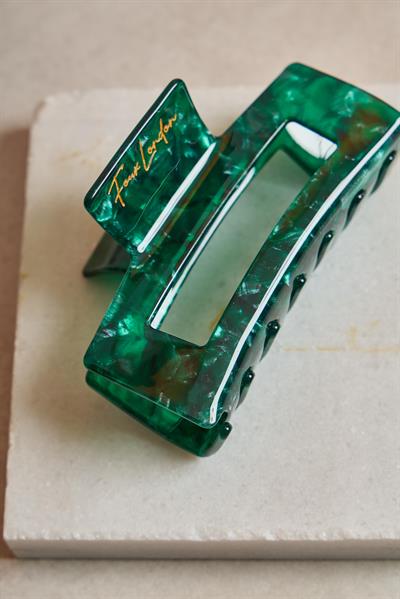 L Dikdörtgen Emerald Glass Kemik Toka