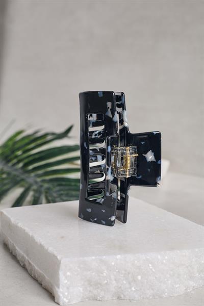 L Dikdörtgen Siyah Kemik Mandal