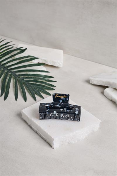 L Dikdörtgen Siyah Kemik Mandal