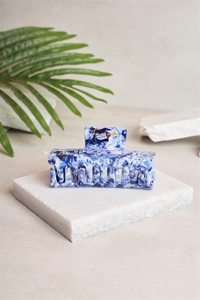 L Dikdörtgen Storm Marble Kemik Toka