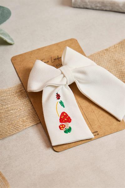 Mantar Nakışlı Mini Fiyonk Toka