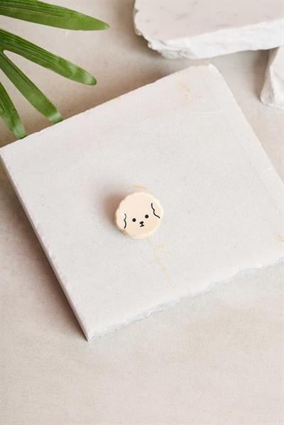 Mini Krem Poodle Kemik Toka