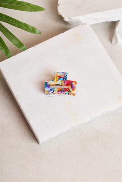 Mini Rectangle Candy Terrazzo Kemik Toka