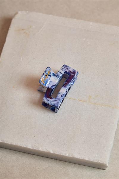 Mini Rectangle Storm Marble Kemik Toka