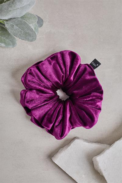 Mürdüm Kadife Scrunchie