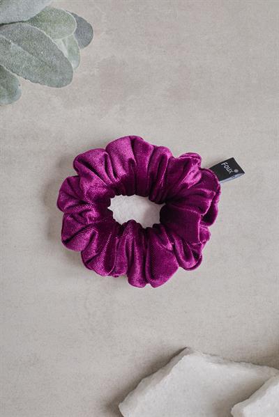 Mürdüm Kadife Scrunchie Small