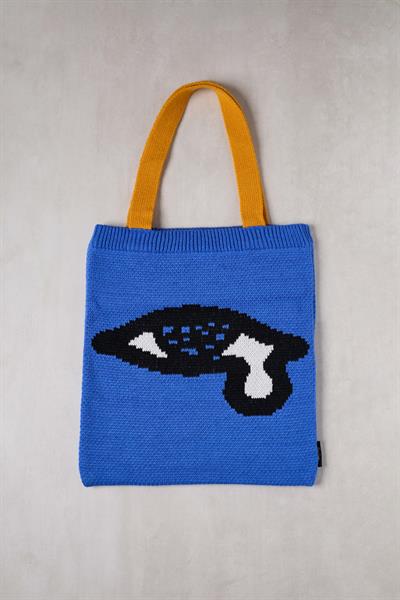 Nazar Boncuklu Triko Tote Bag