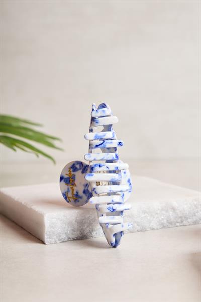 Olimpiyat Blue Porcelain Kemik Toka
