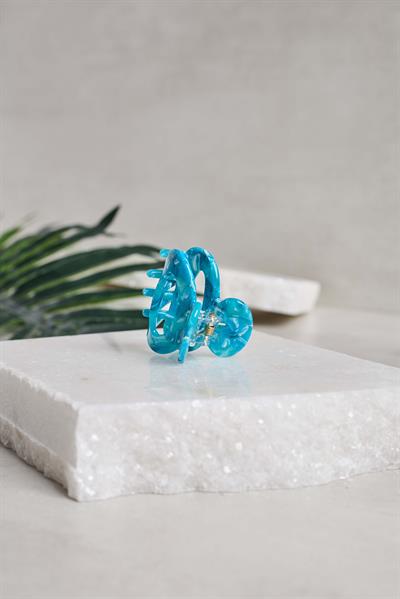 Oval Midi Turkuaz Kemik Mandal