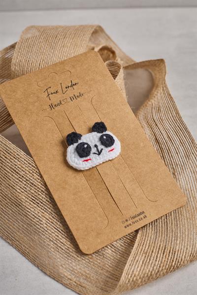 Panda Örgü Çıtçıt Toka