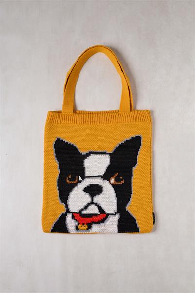 Patron Köpek Triko Tote Bag