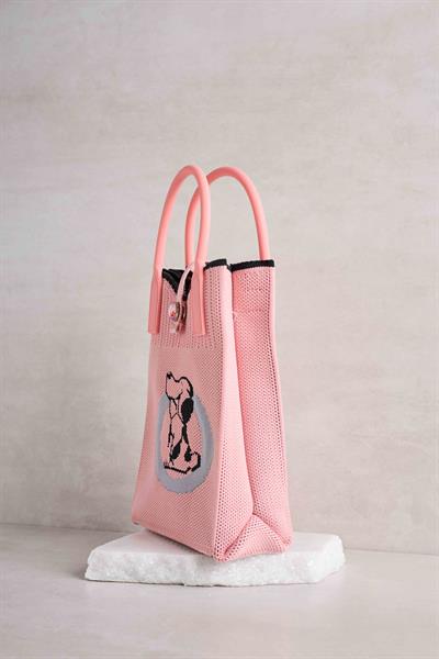 Pembe Köpekli Çanta