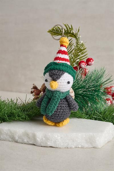 Penguen  Örgü Anahtarlık