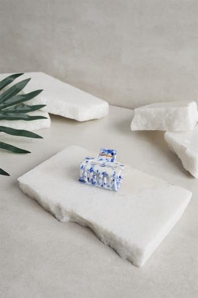 Rectangle Bleu Blanc Midi Kemik Toka