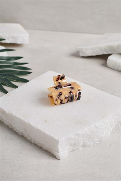 Rectangle Midi Leopar Kemik Mandal