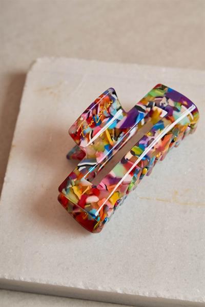 STD Dikdörtgen Candy Terrazzo Kemik Toka