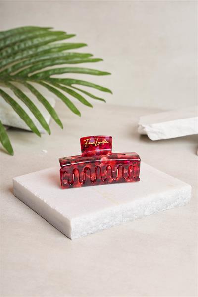 STD Dikdörtgen Crimson Flame Kemik Toka
