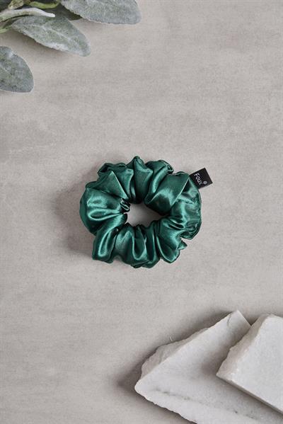 Zümrüt Small Sateen Scrunchie
