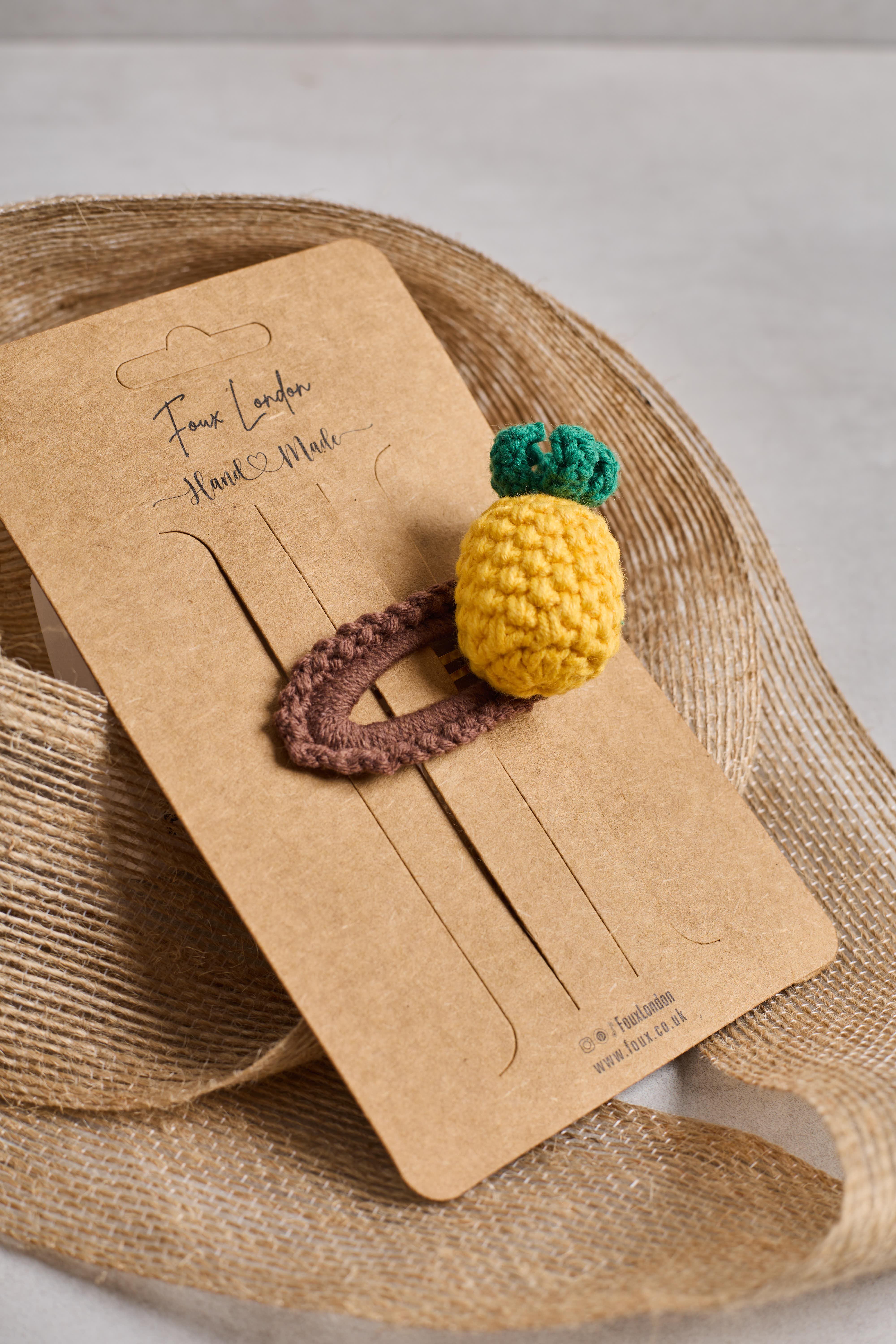 Ananas Örgü Çıtçıt Toka