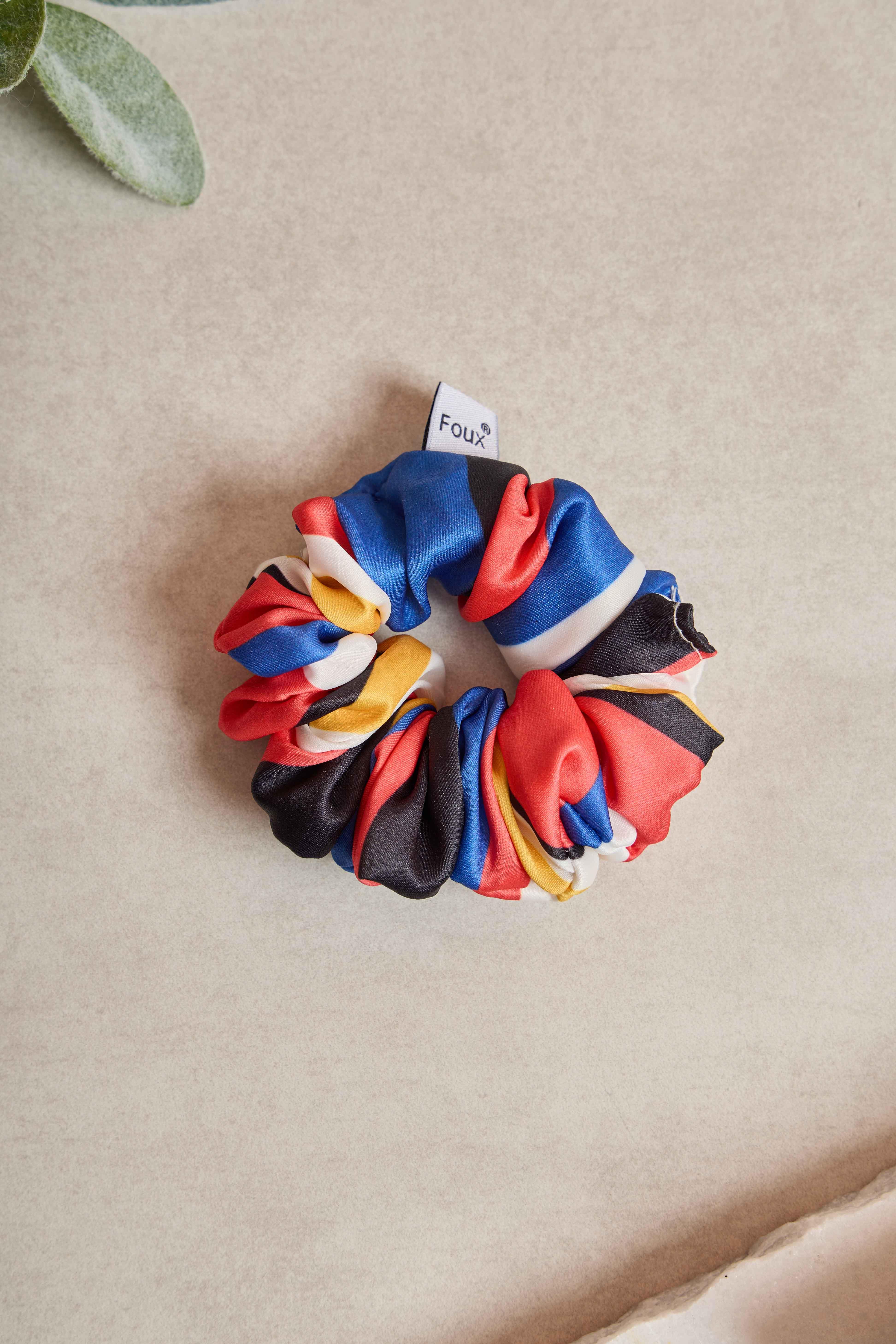 Çizgili Small Scrunchie