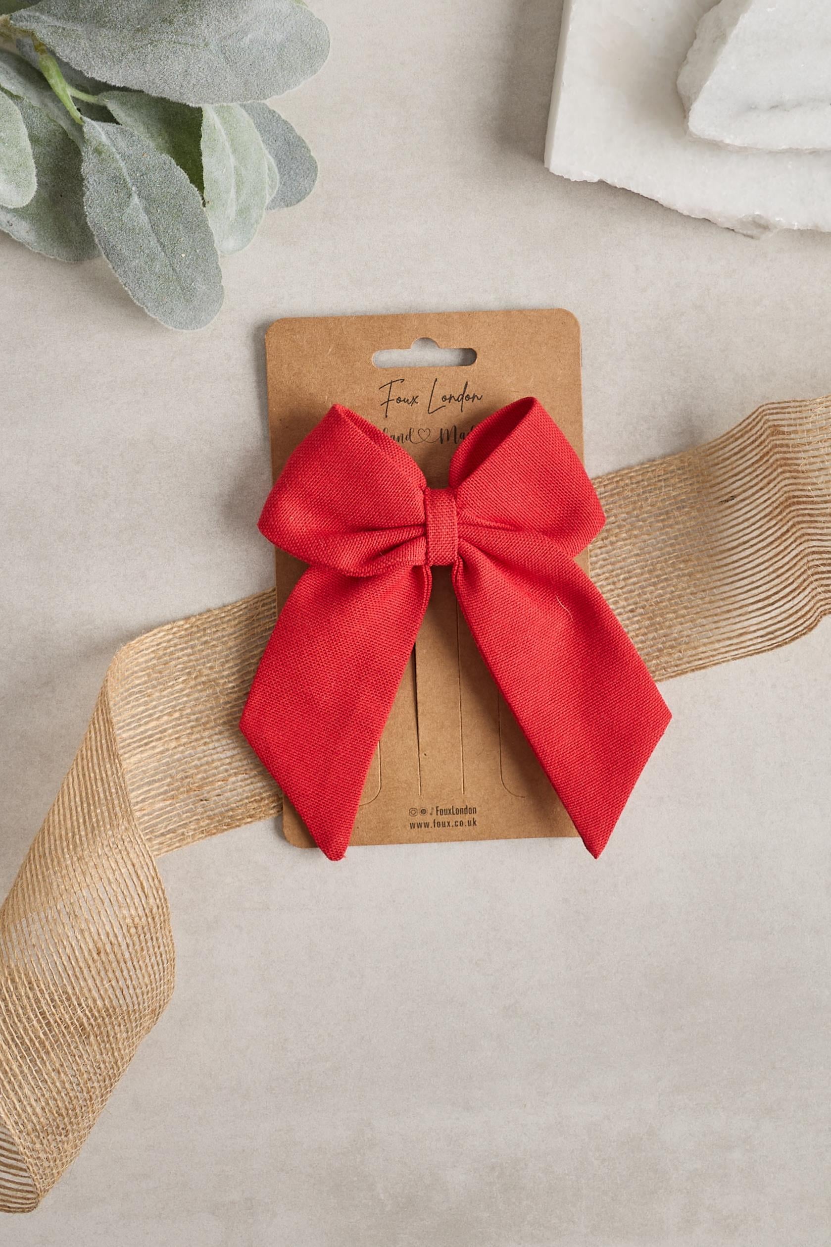 Kırmızı Mini Fiyonk Toka