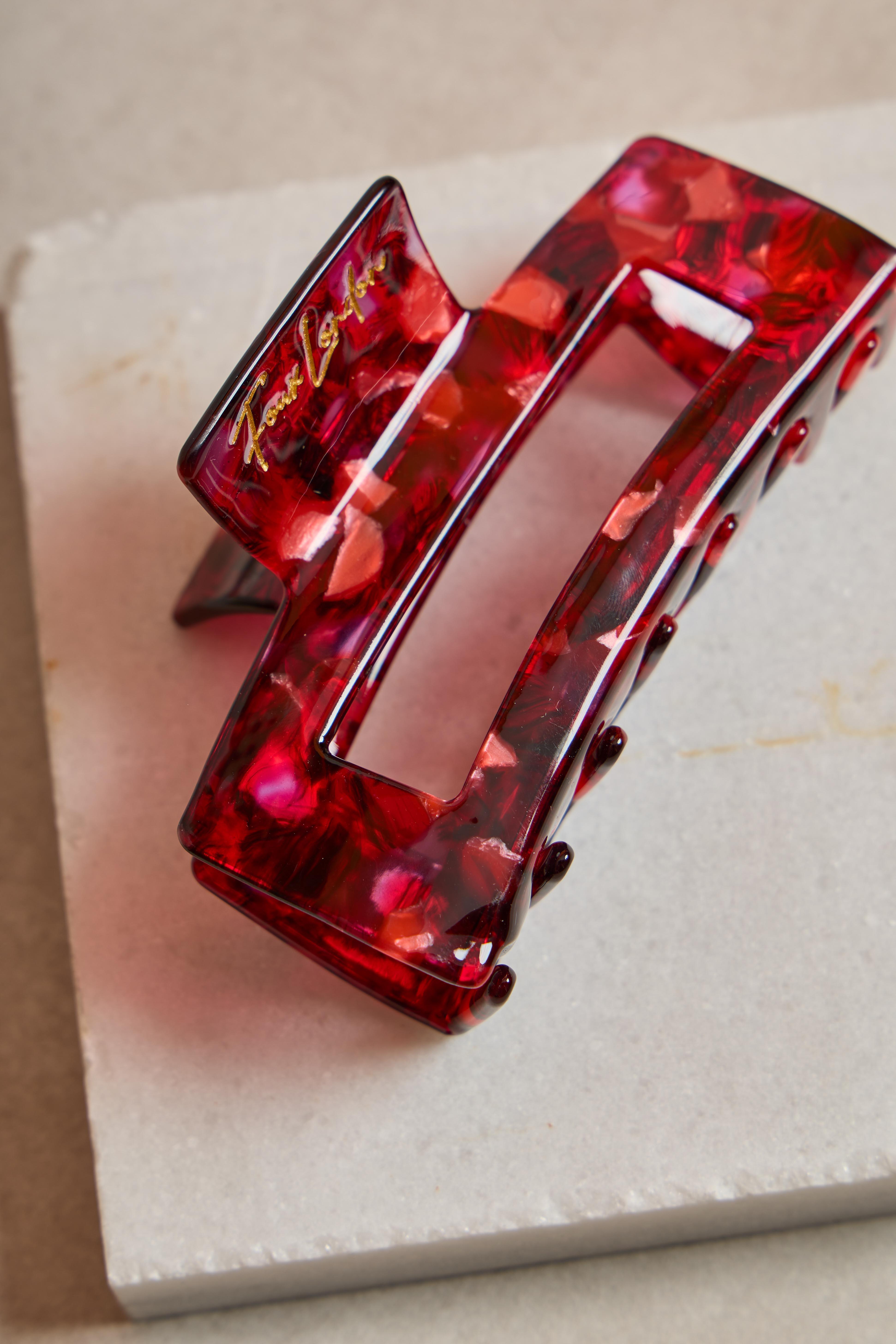 L Dikdörtgen Crimson Flame Kemik Toka