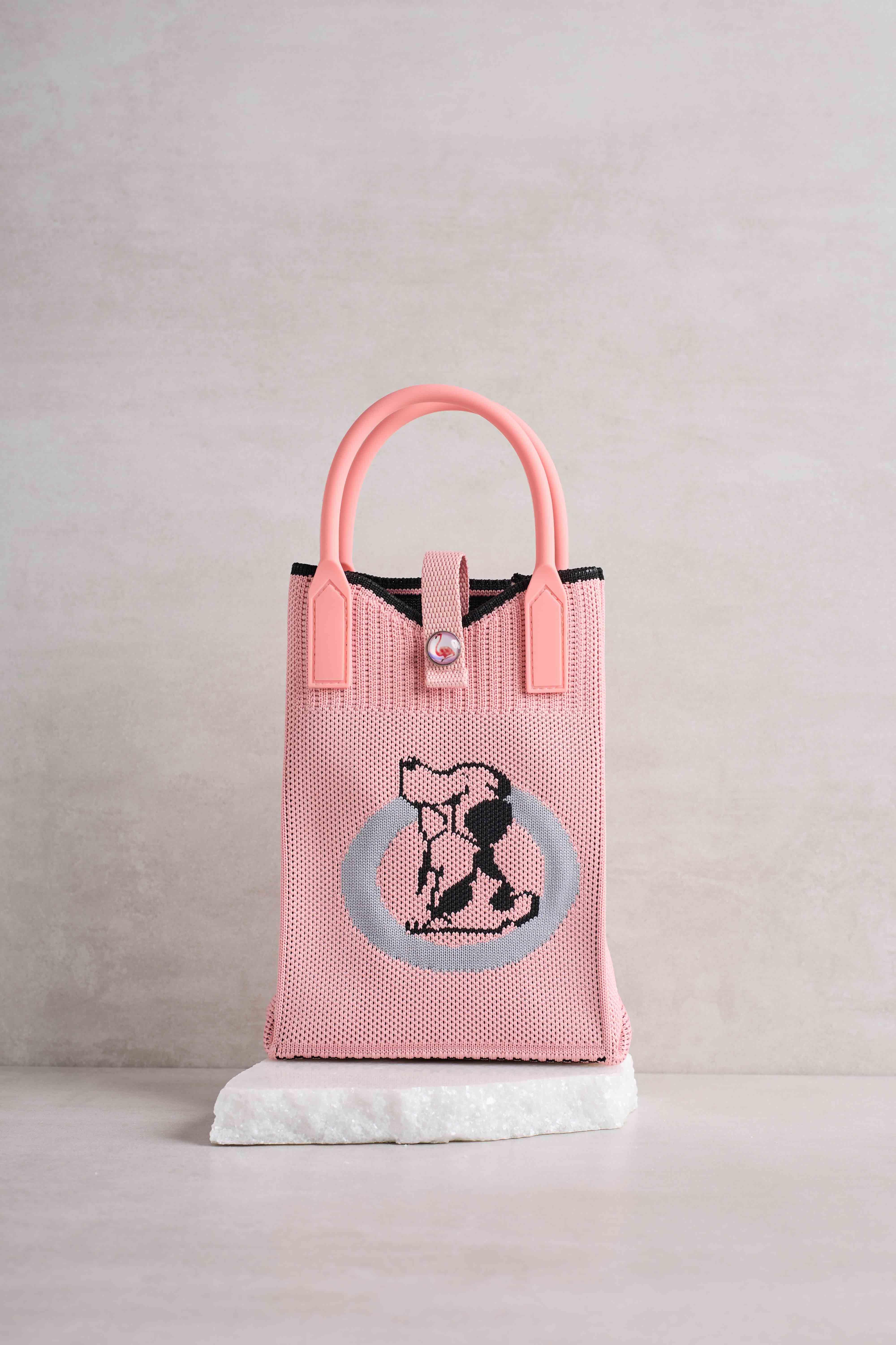 Pembe Köpekli Çanta