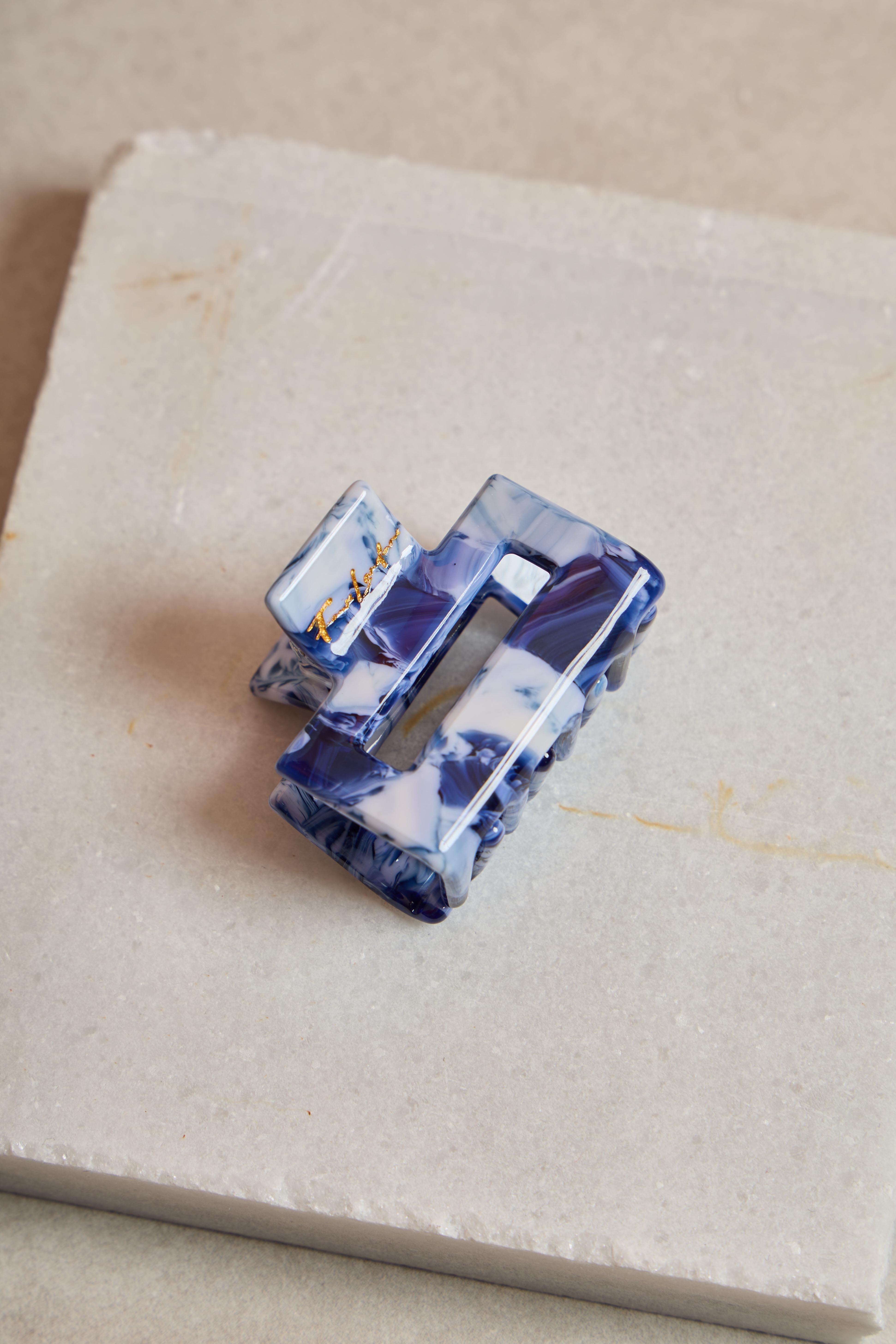 Rectangle Midi Storm Marble Kemik Toka