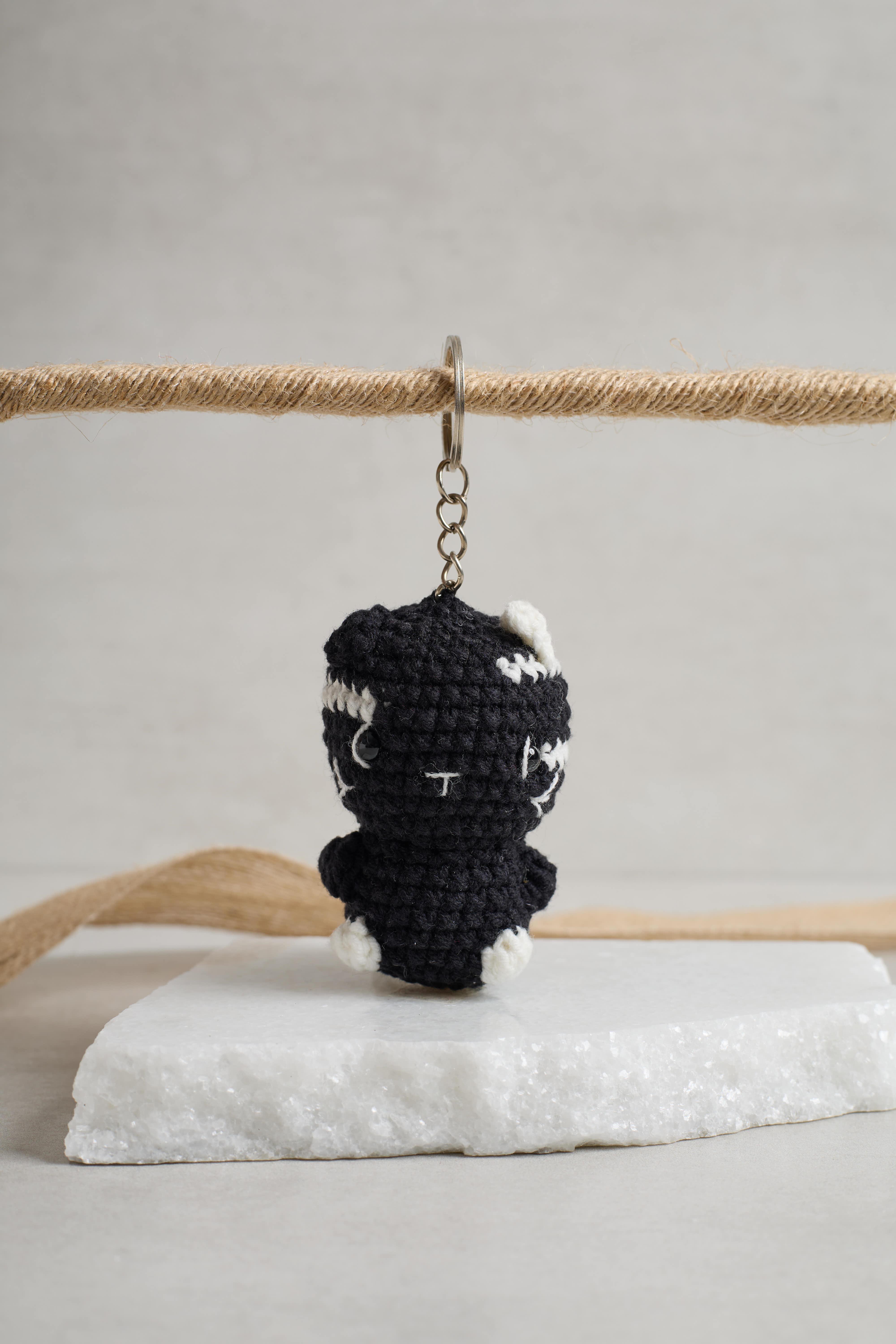 Siyah Kedi Anahtarlık
