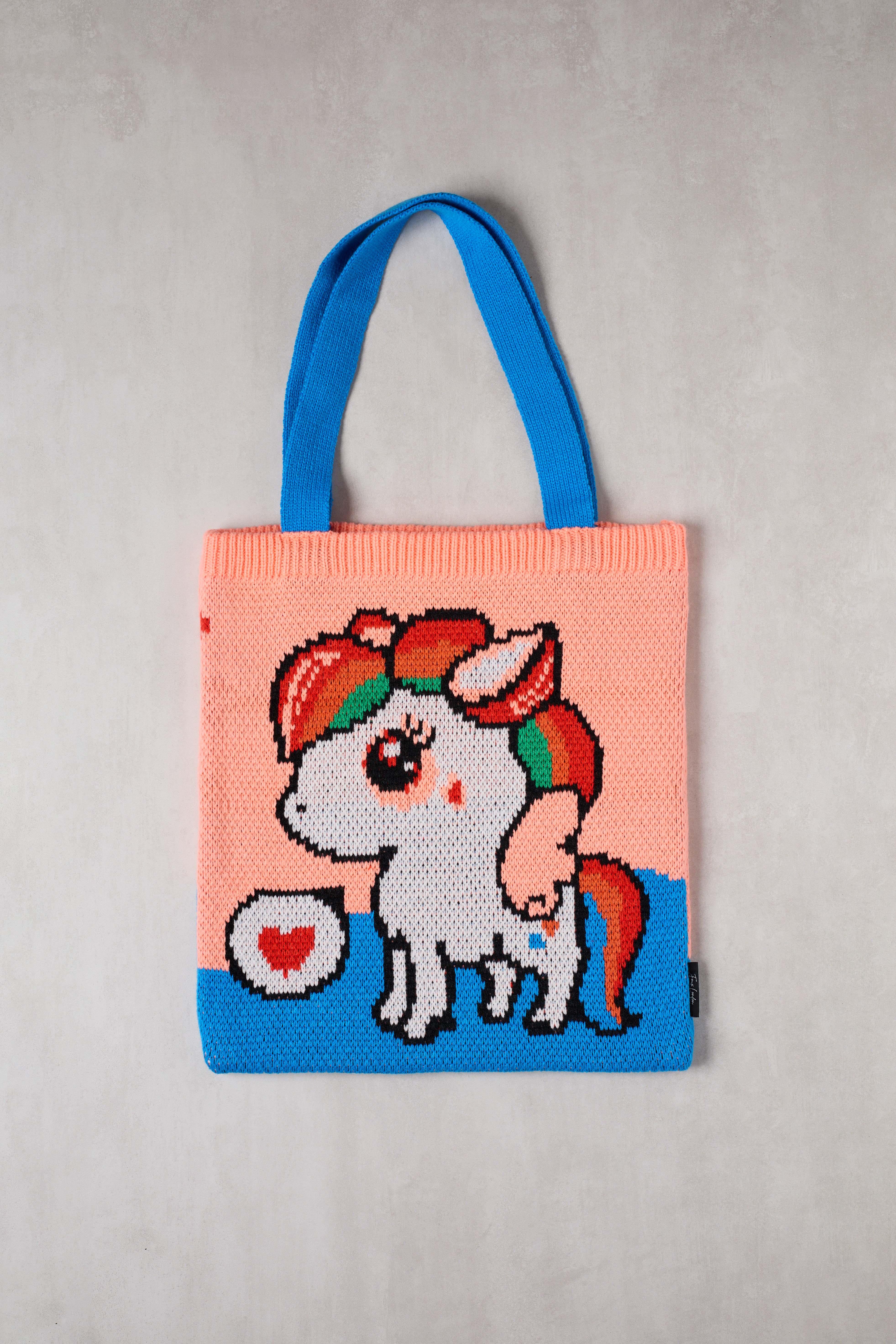 Unicorn Triko Tote Bag