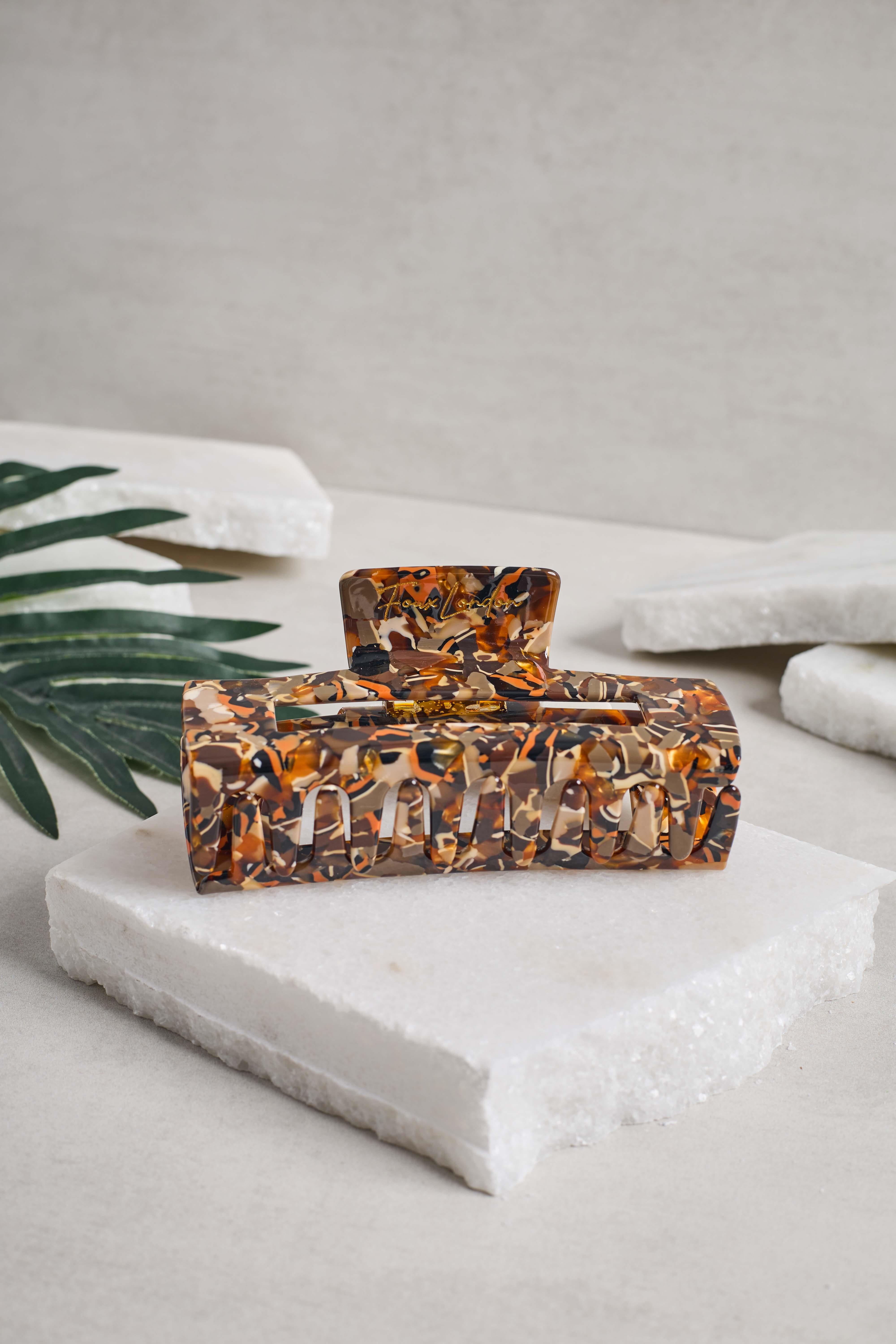 XL Dikdörtgen Turtle Kemik Mandal