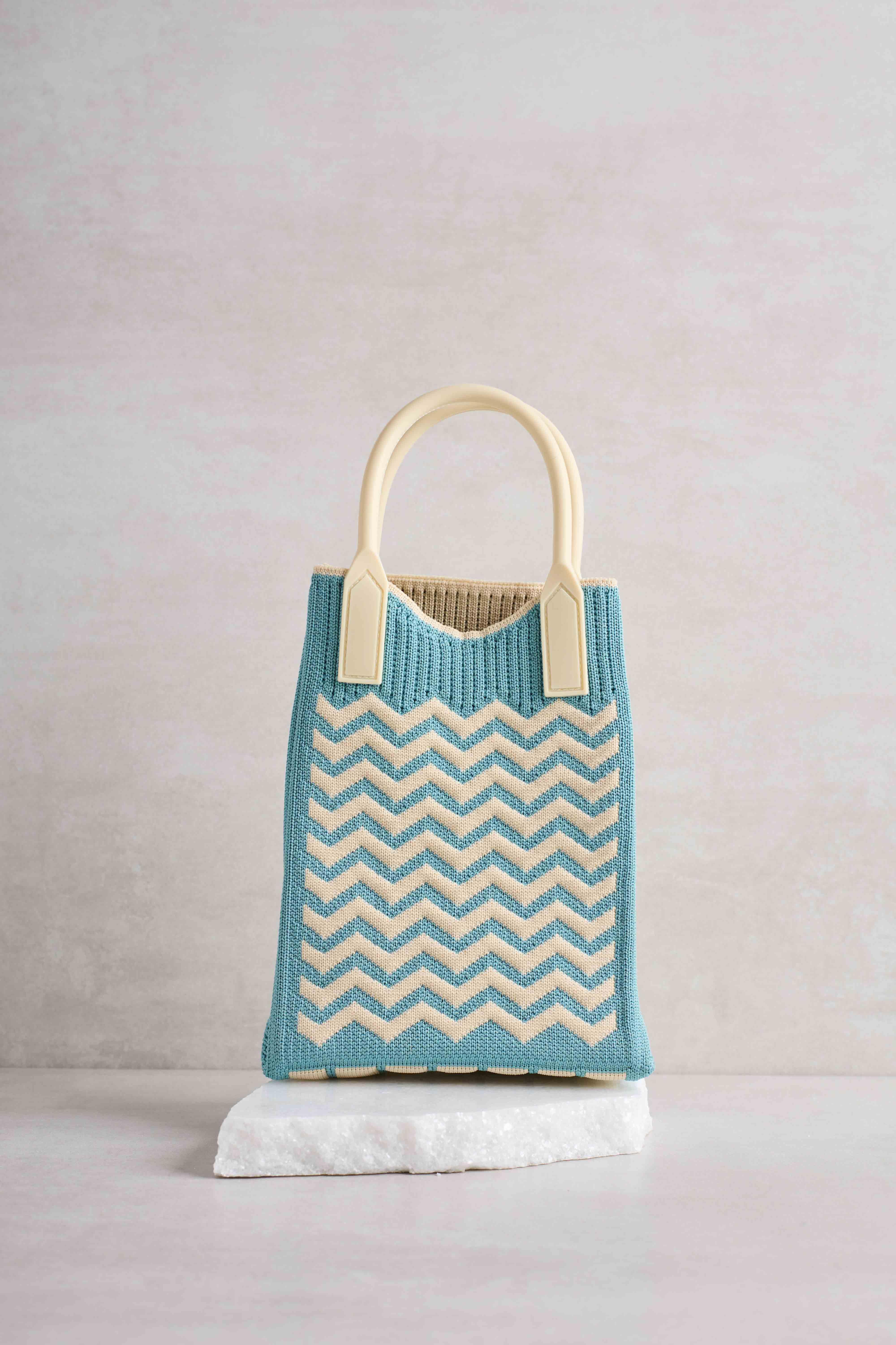Zigzag Turkuaz Çanta