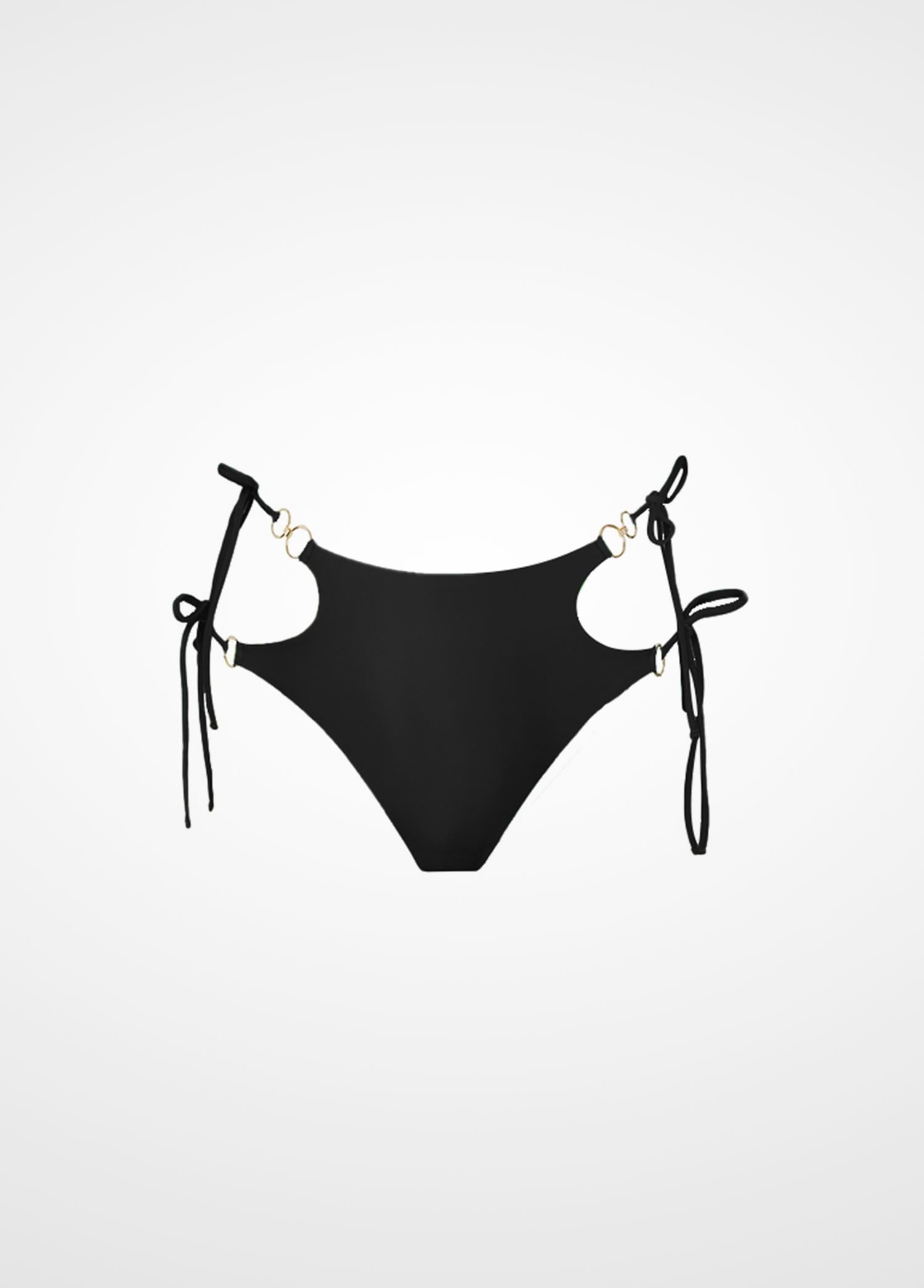 Eclipse Bikini Bottom in black