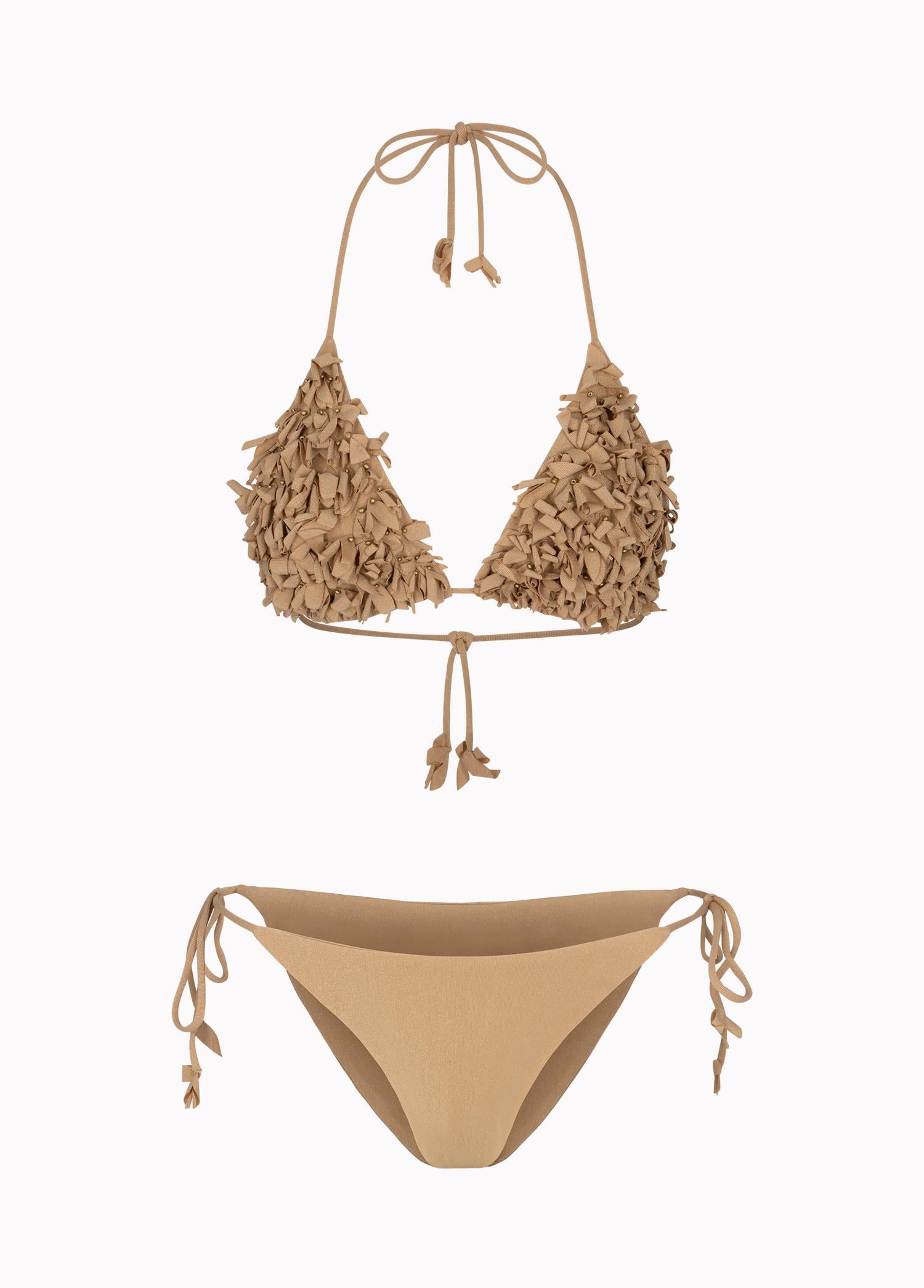 FLORA Bikini Set – Beige