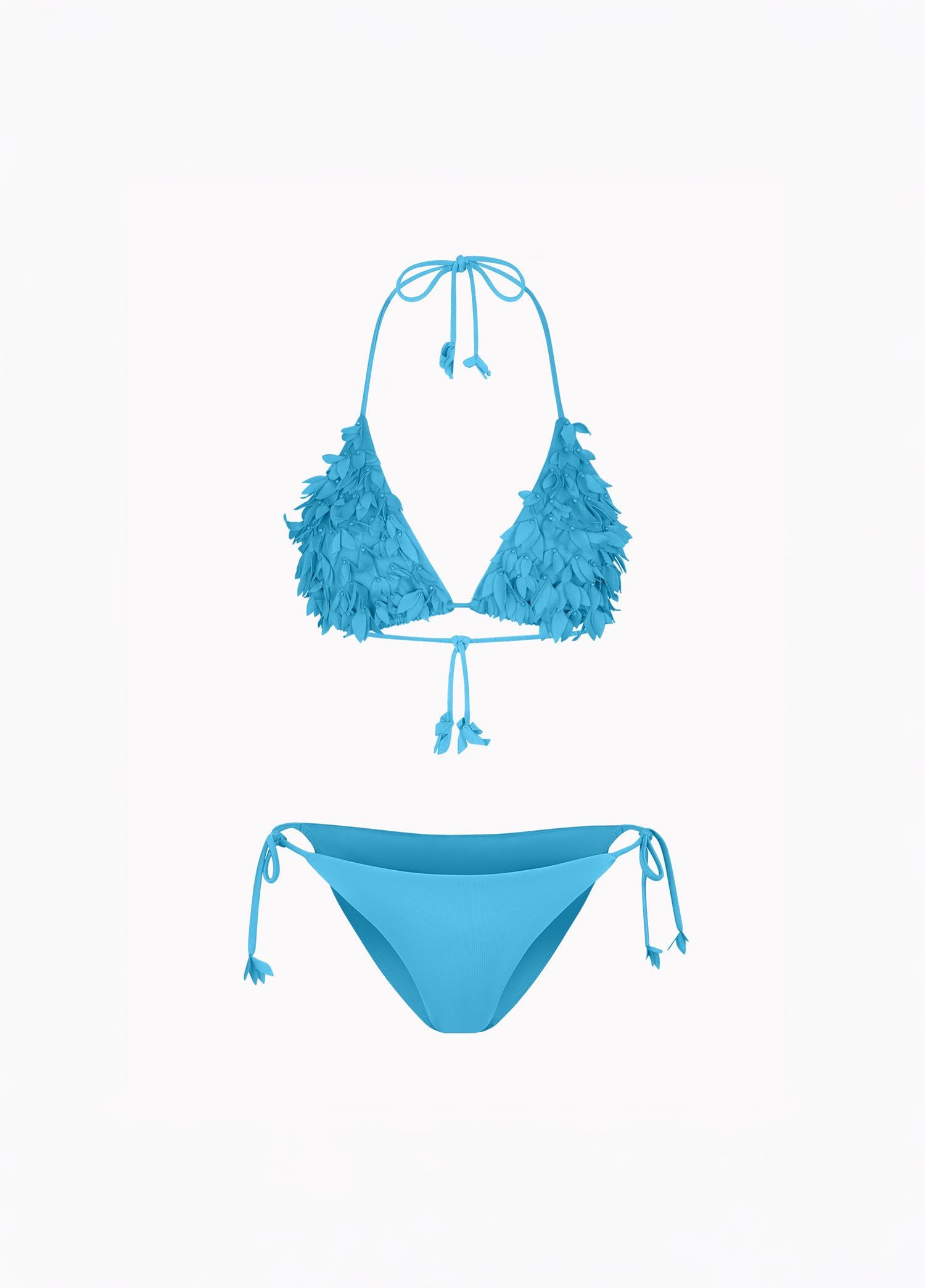 FLORA Bikini Set – Blue